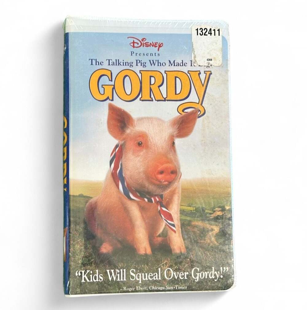 Gordy VHS Disney Movie Sealed New